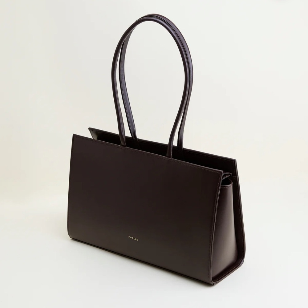 MEDIUM CAROLYN TOTE BAG IN BROWN - Picture 2 of 8